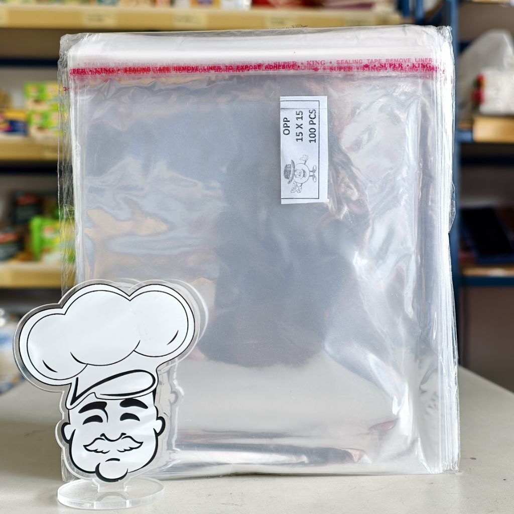 Plastik OPP Seal 15 X 15 Cm / Plastik OPP 15 Cm / Plastik Seal OPP 15 X 15 Cm / Plastik Roti 15 x 15