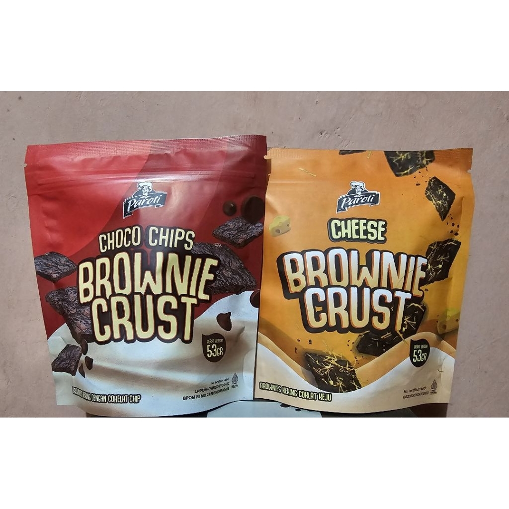 Paroti Brownie Crust Brownies Kering 53g Pouch