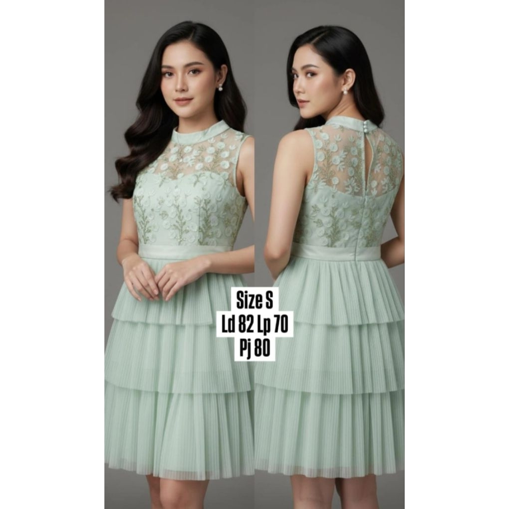 Mini Dress Hijau Mint