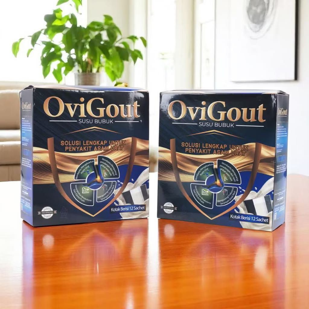 

Paket 2 Box Ovigout Susu Asam Urat Hipertensi Masalah Sendi 100% Asli Resmi BPOM