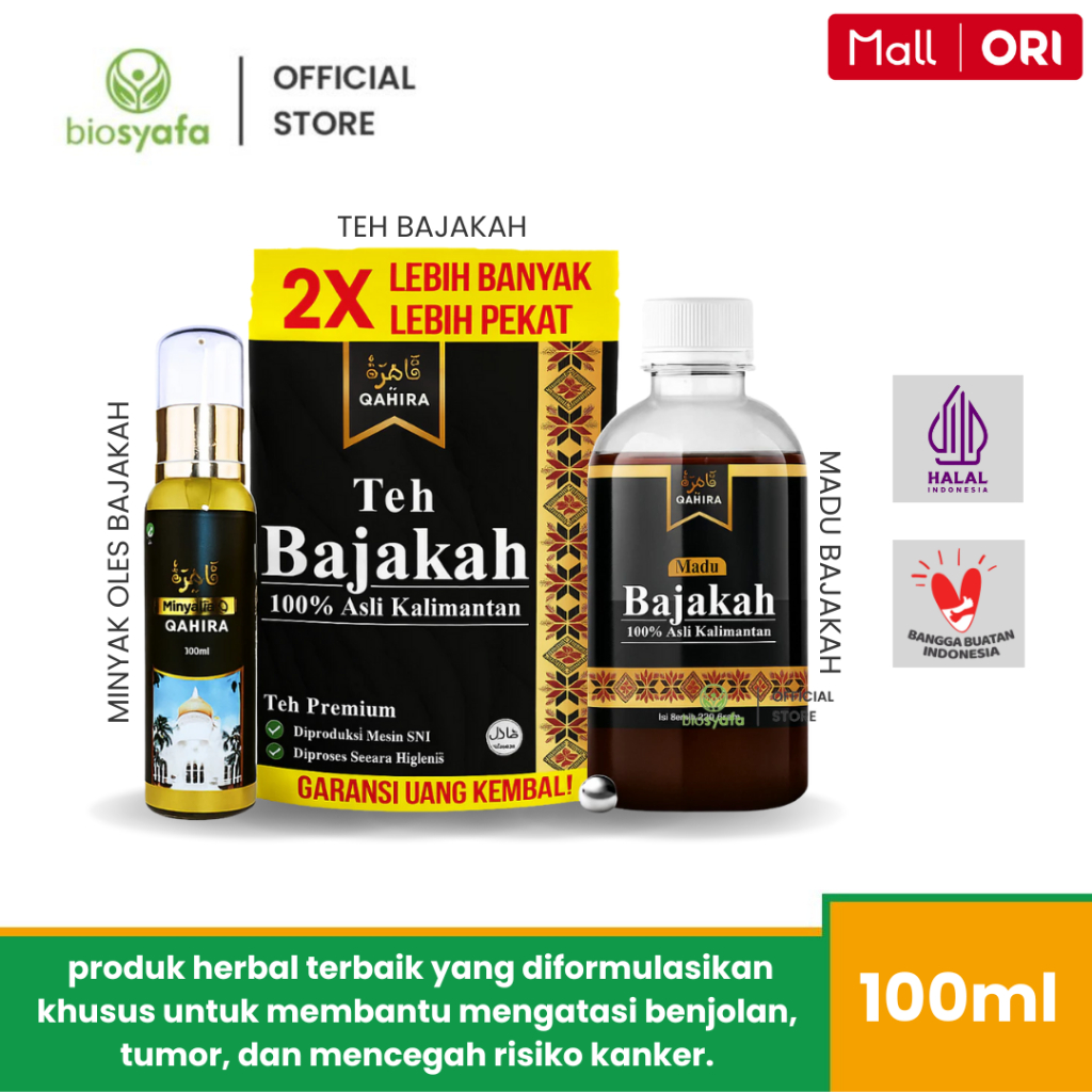 Qahira Paket Hemat Suplemen Obat Herbal Aman Kempeskan Benjolan Lipoma Kista Original