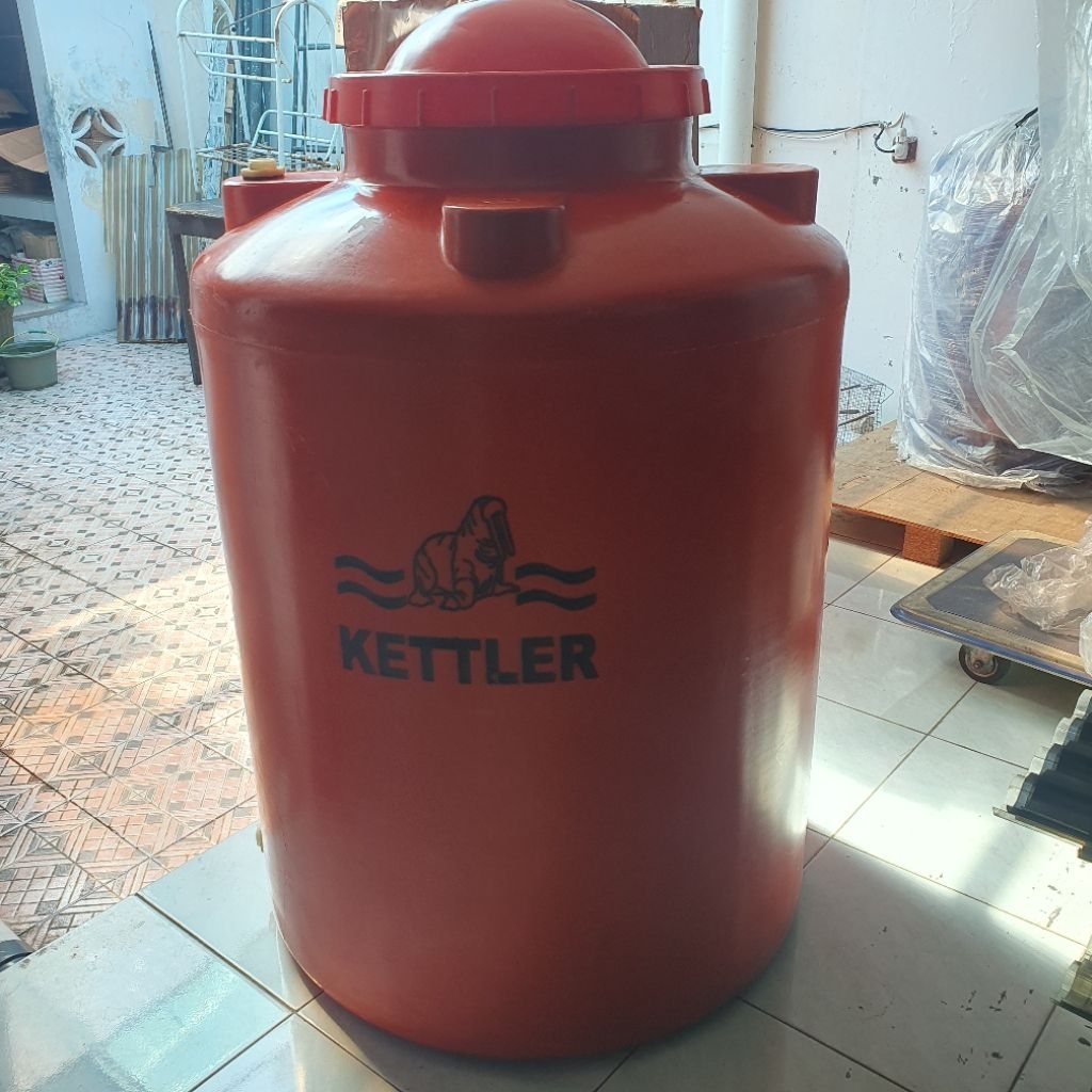 tempat tandon air water torn pvc plastik KETTLER ORANGE 500 LITER DAN 1.000 LITER