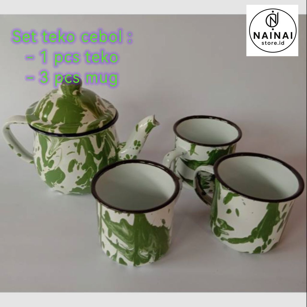 ESKAN BLIRIK JADUL SET GELAS / ESKAN BLIRIK CEBOL + MUG / ESKAN BLIRIL CEBOL