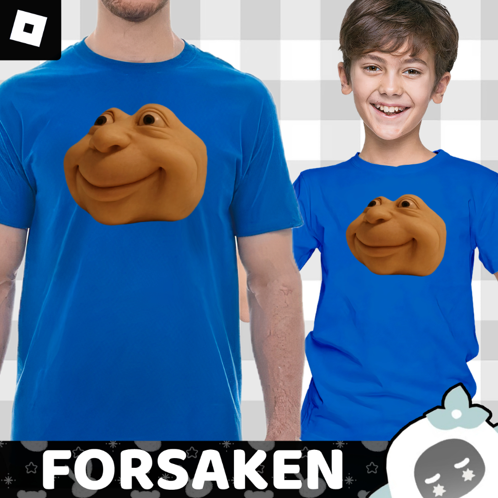 Kaos / Baju Anak-Anak & Dewasa ROBLOX FORSAKEN 007N7