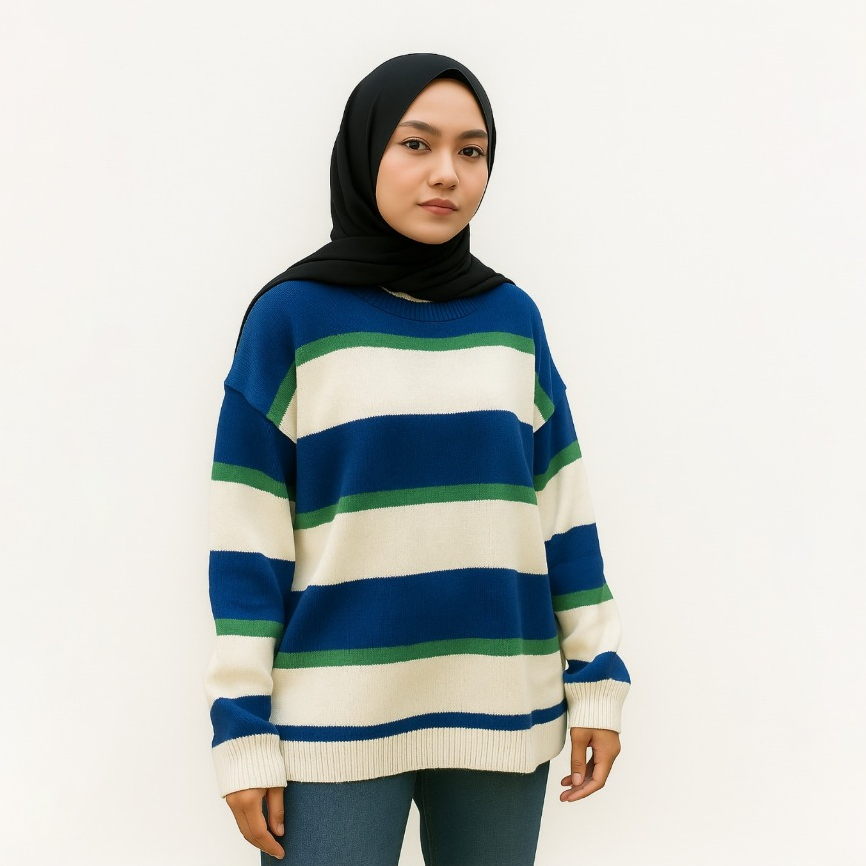 baju salur wanita SWEATER/ATASAN RAJUT WANITA JUMBO TERLARIS LENGAN PANJANG PREMIUM