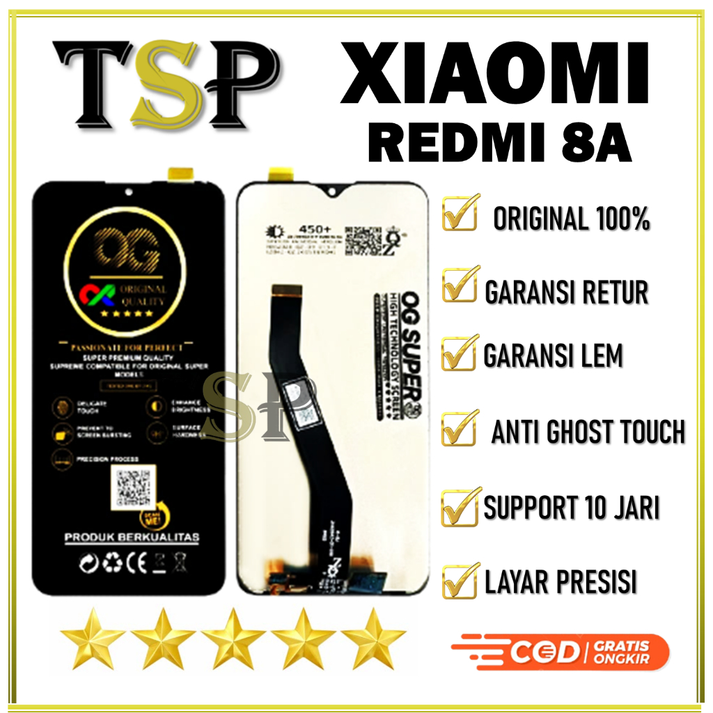 LCD XIAOMI REDMI 8A FULLSET TOUCHSCREEN ORIGINAL 100%