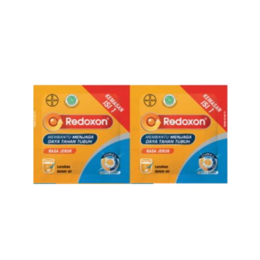 Redoxon 2 Tablet - Vitamin C, D & Zinc Multivitamin - Vitamin C + Zinc & Vit D - Daya Tahan Tubuh