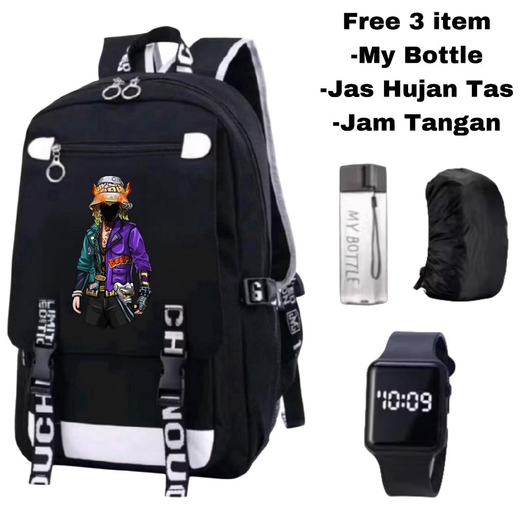 tas anak laki laki-tas sekolah anak sd-tas ransel free fire