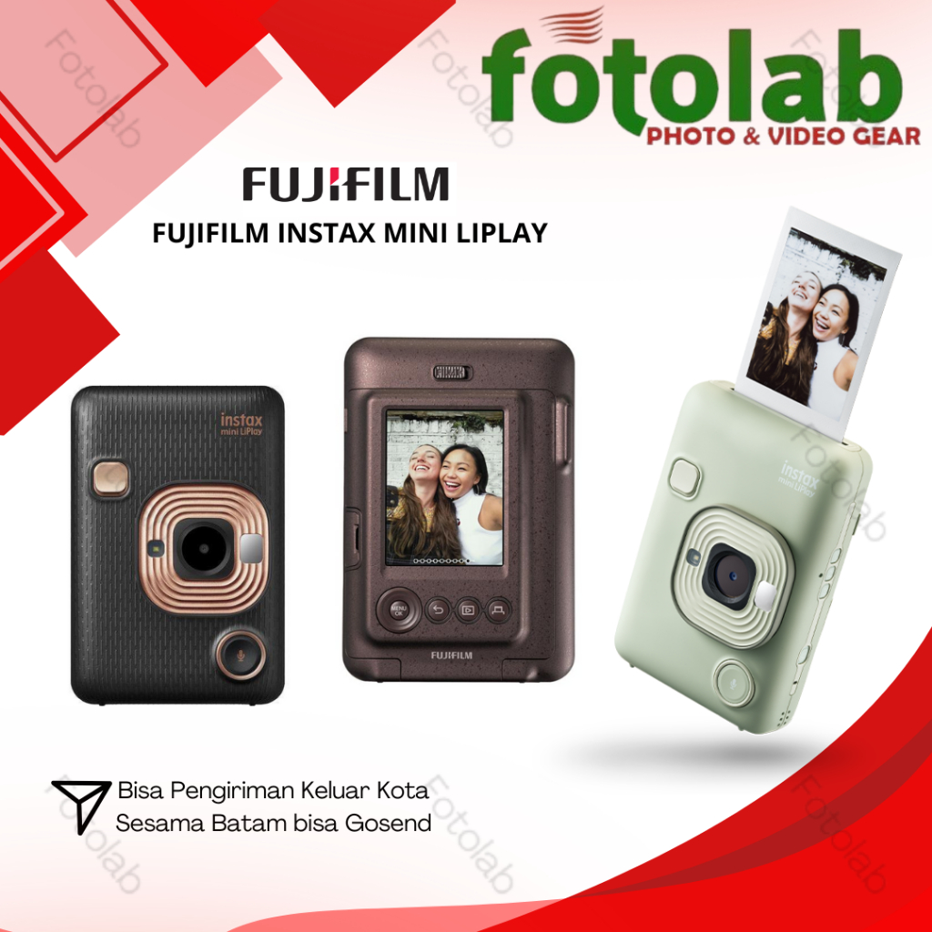 Instax Mini Liplay Fujifilm - Kamera Polaroid Fujifilm Instax Mini Liplay
