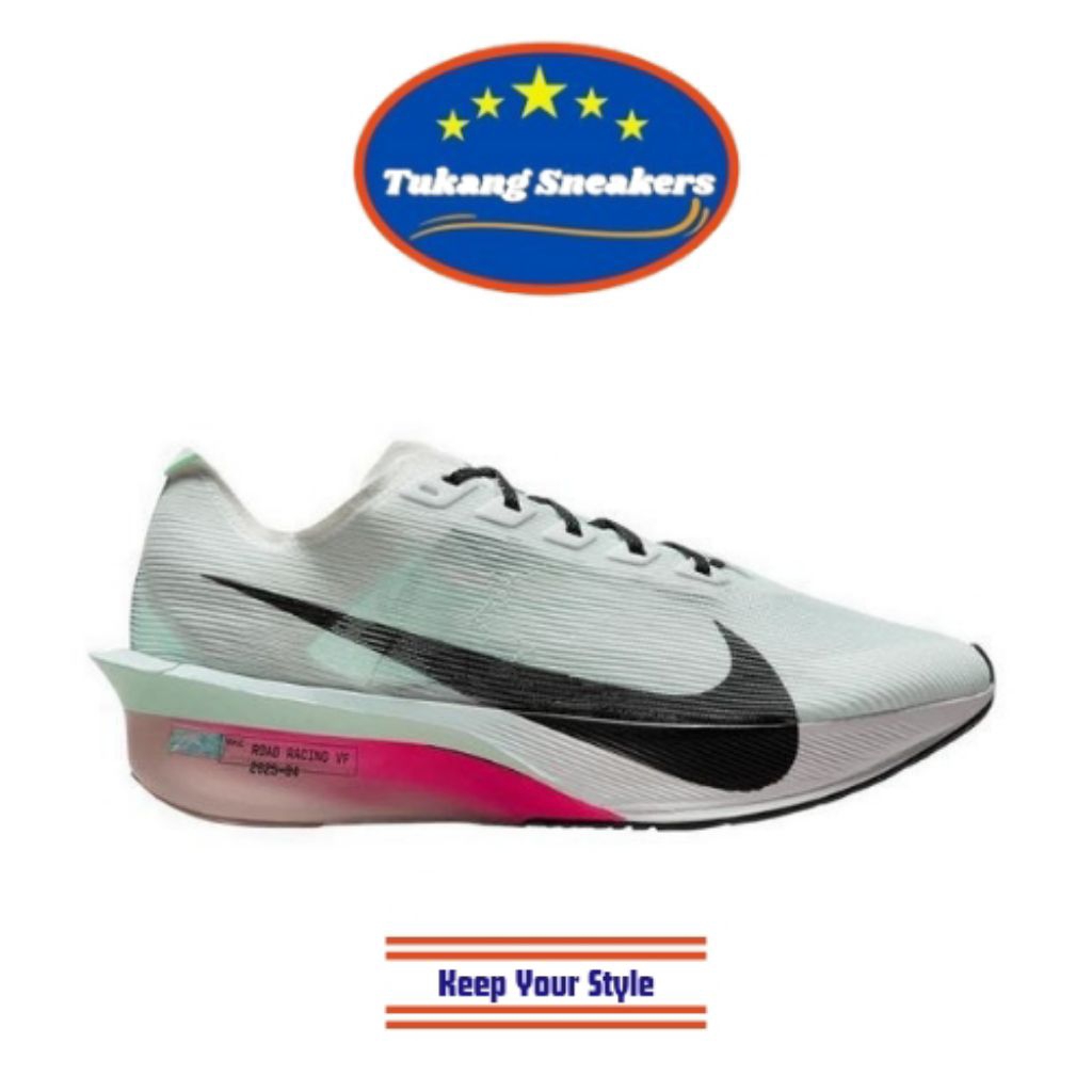 Sepatu Lari Pria Nike Vaporfly 4 Road Racing White NIKHF6414101