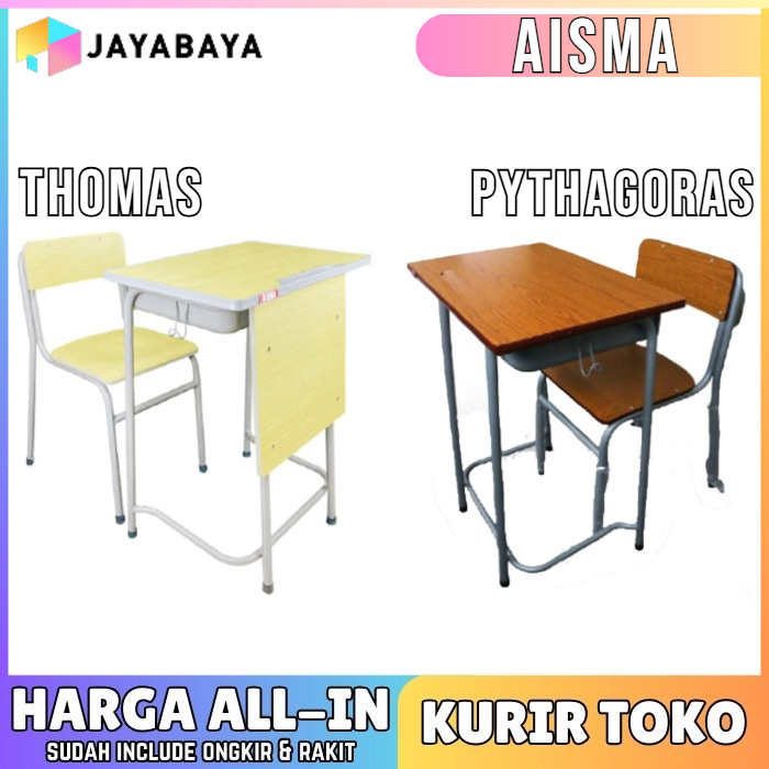 Meja Kursi Siswa Sekolah Set Murah dan Kuat
