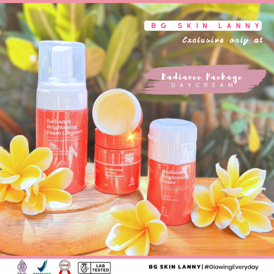 BG SKIN Best Seller Paket BRIGHTENING RADIANCE +  FREE BG Skin GIFT