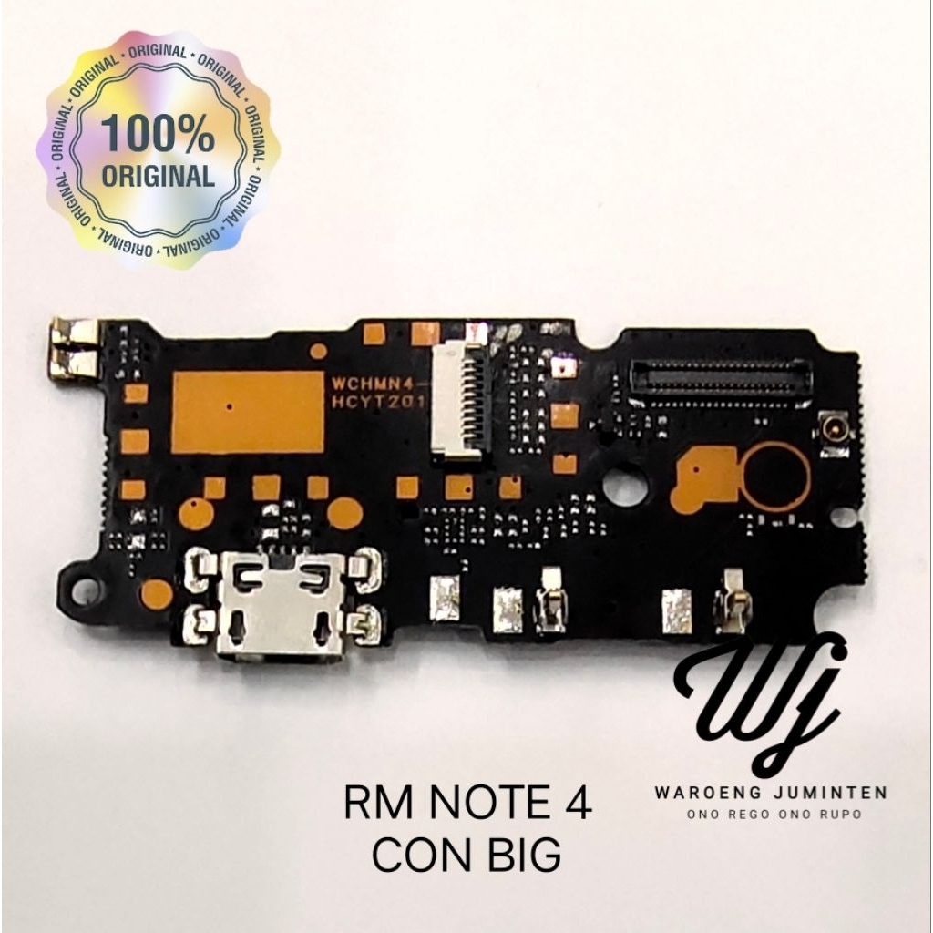 BOARD CAS REDMI NOTE 4 CON SMALL / BIG / KONEKTOR CAS REDMI NOTE 4 SMALL / NOTE 4 BIG / PCB BOARD CH