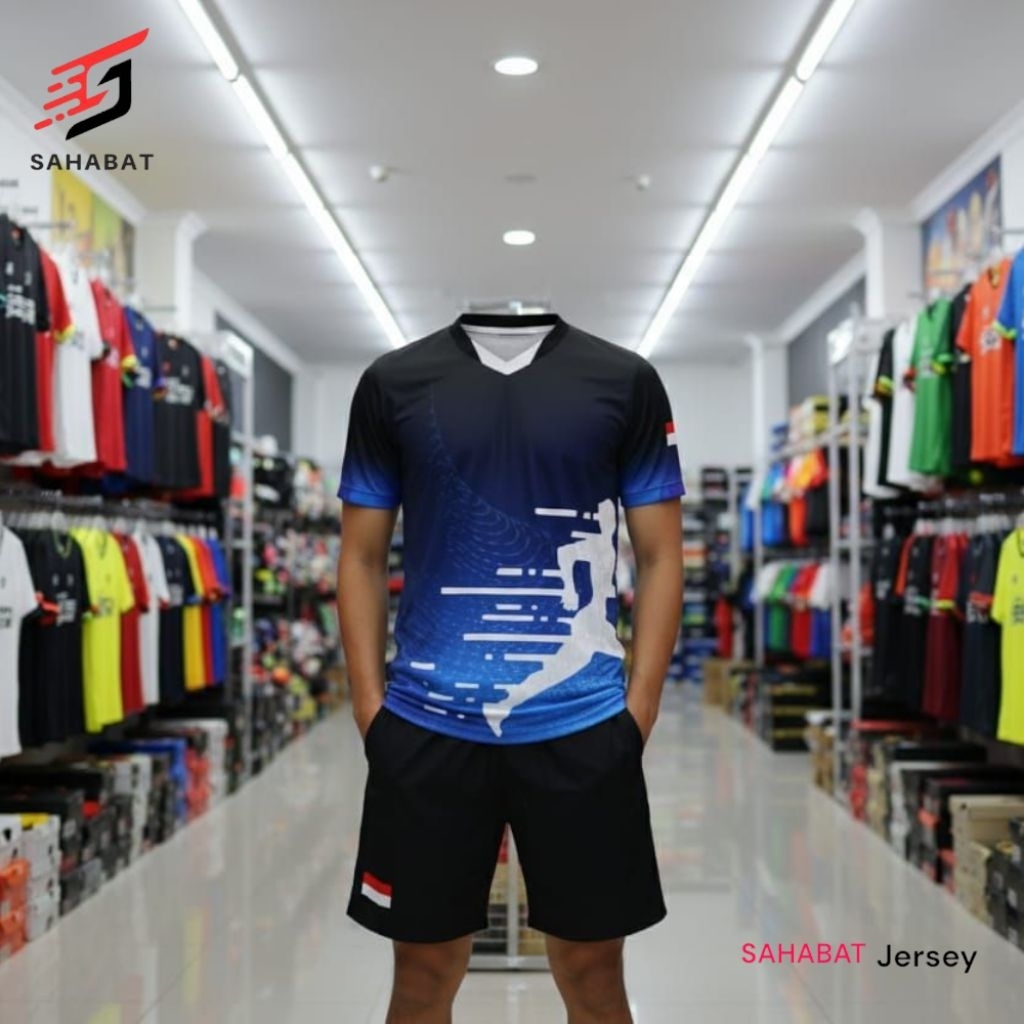 Jersey Running CustomNama Logo Dry Fit Milano