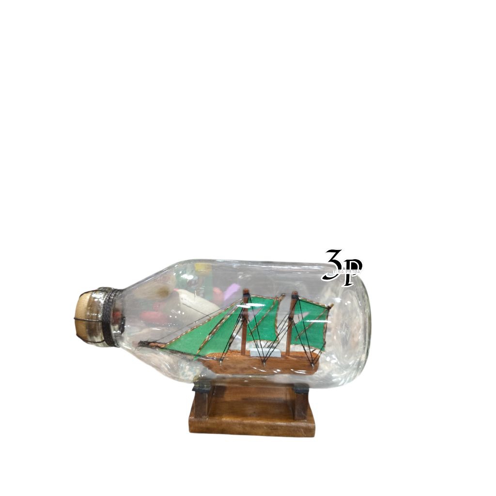 TERMURAH|||COD|||Kerajinan tangan kapal dalam botol oleh oleh khas jogja