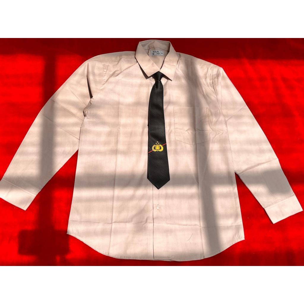 1 Set Kemeja Dalaman Pdu 1 Polri + Dasi Pdu 1 Termurah