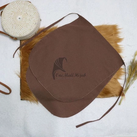 Cadar Khimar Dua Lapis/Layer Bahan Wolfis/Woolpeach