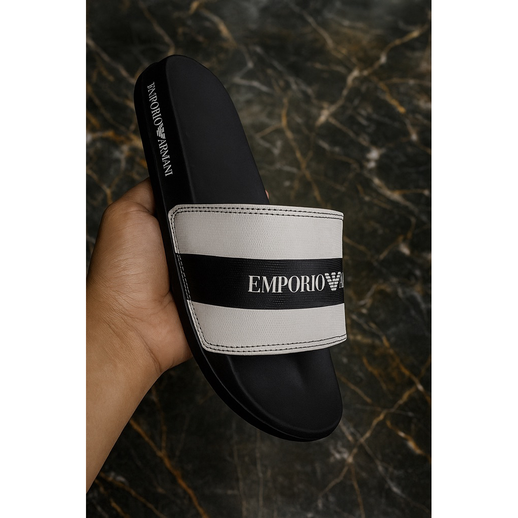 Sandal Premium pria armani slip on terbaru anti slip anti air