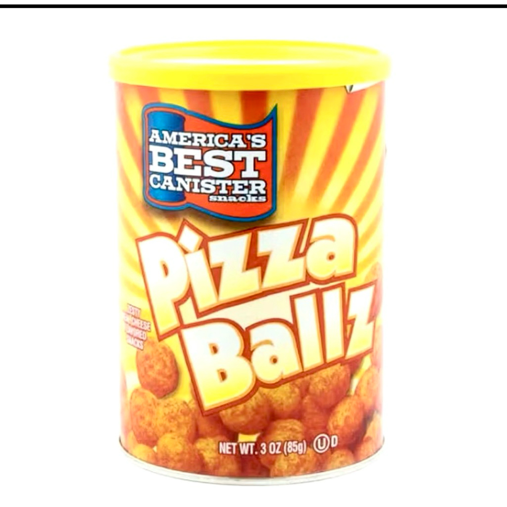 

America’s best canister snack pizza ballz cheese chiki 85 gr