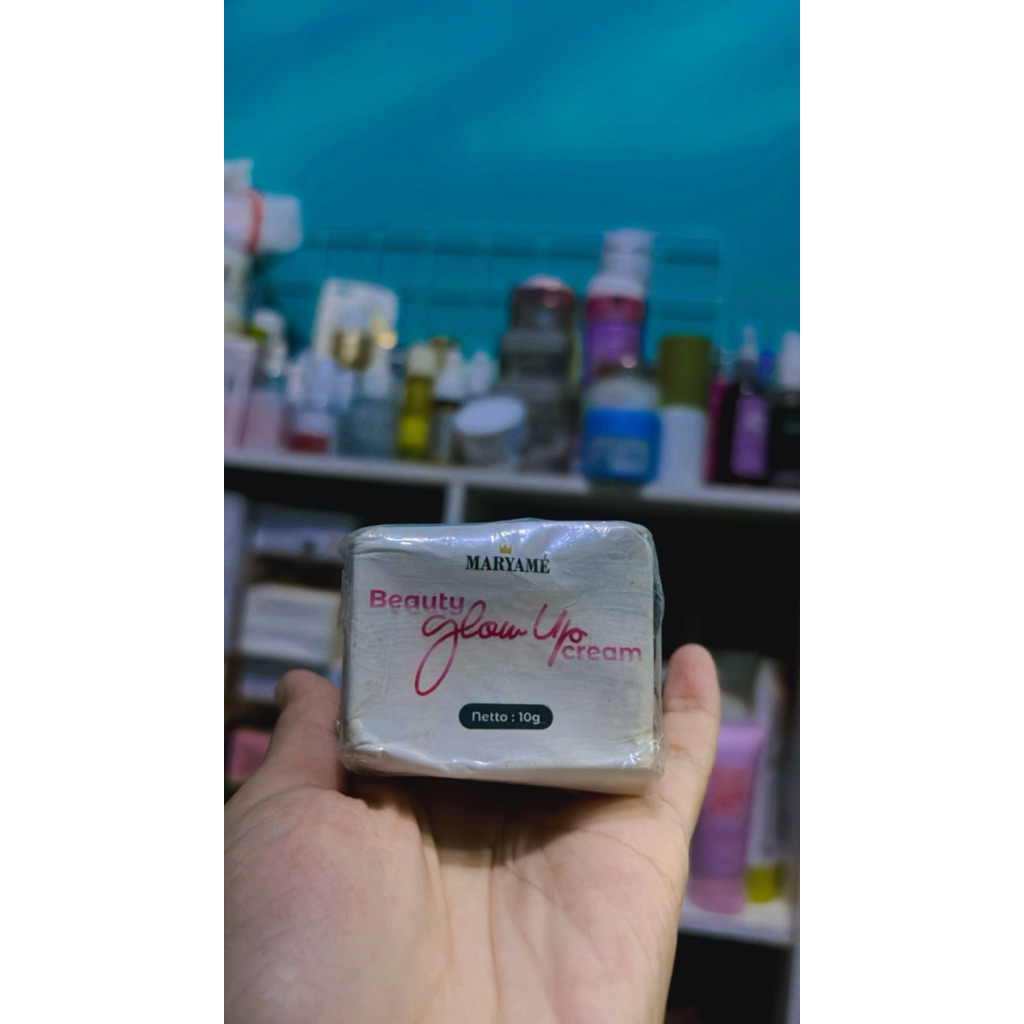 Maryame Beauty glow up cream.