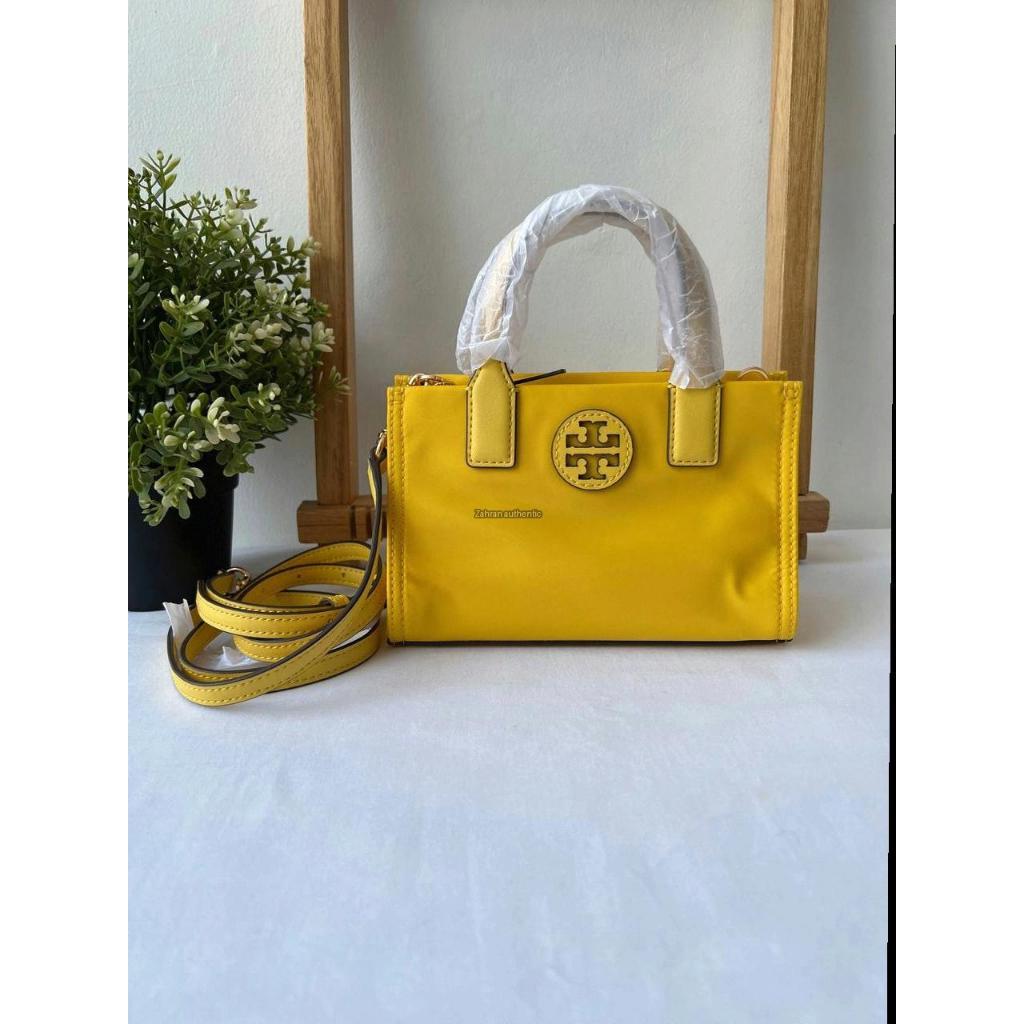 Tb Ella Nylon Mini Tote Limone