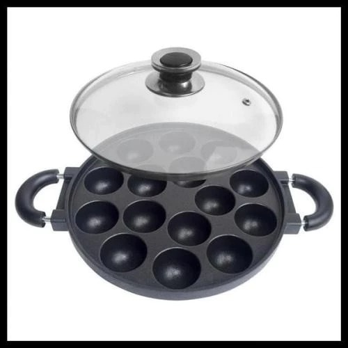 Cetakan Takoyaki - Poffertjes Teflon -19 Lubang