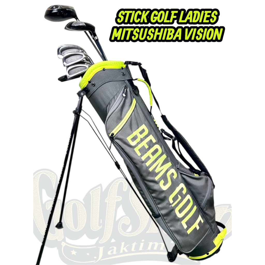 Stick Golf Ladies Mitsushiba Vision Original – Fullset Wanita Shaft Graphite Second + Tas Golf
