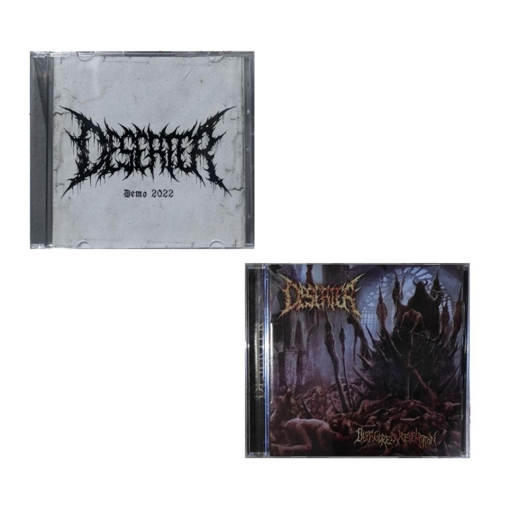Package / Sepaket CD Deserter - Promo 2022 + Disfigured Revelation ( Album ).