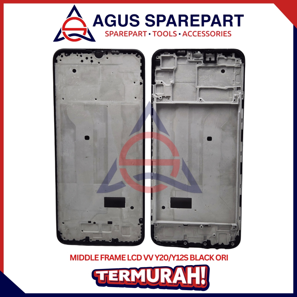 MIDDLE FRAME LCD VIVO Y20 / Y12S ORI / DUDUKAN LCD