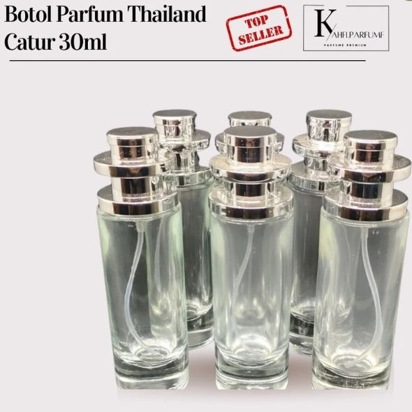 BOTOL PARFUM CATUR 30 ML SPRAY - BOTOL KACA -