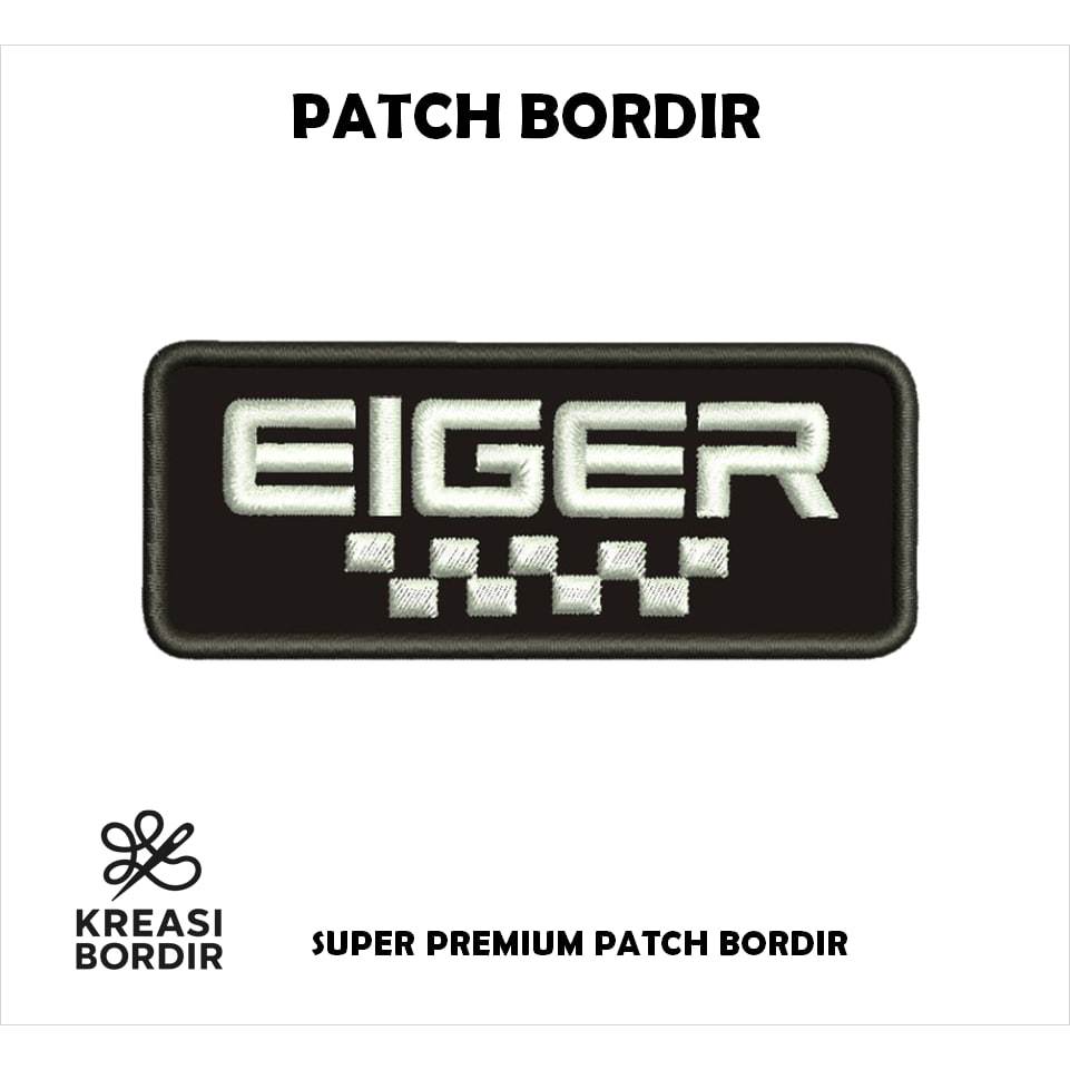 EMBLEM PATCH BORDIR EIGER - Kreasibordir.id
