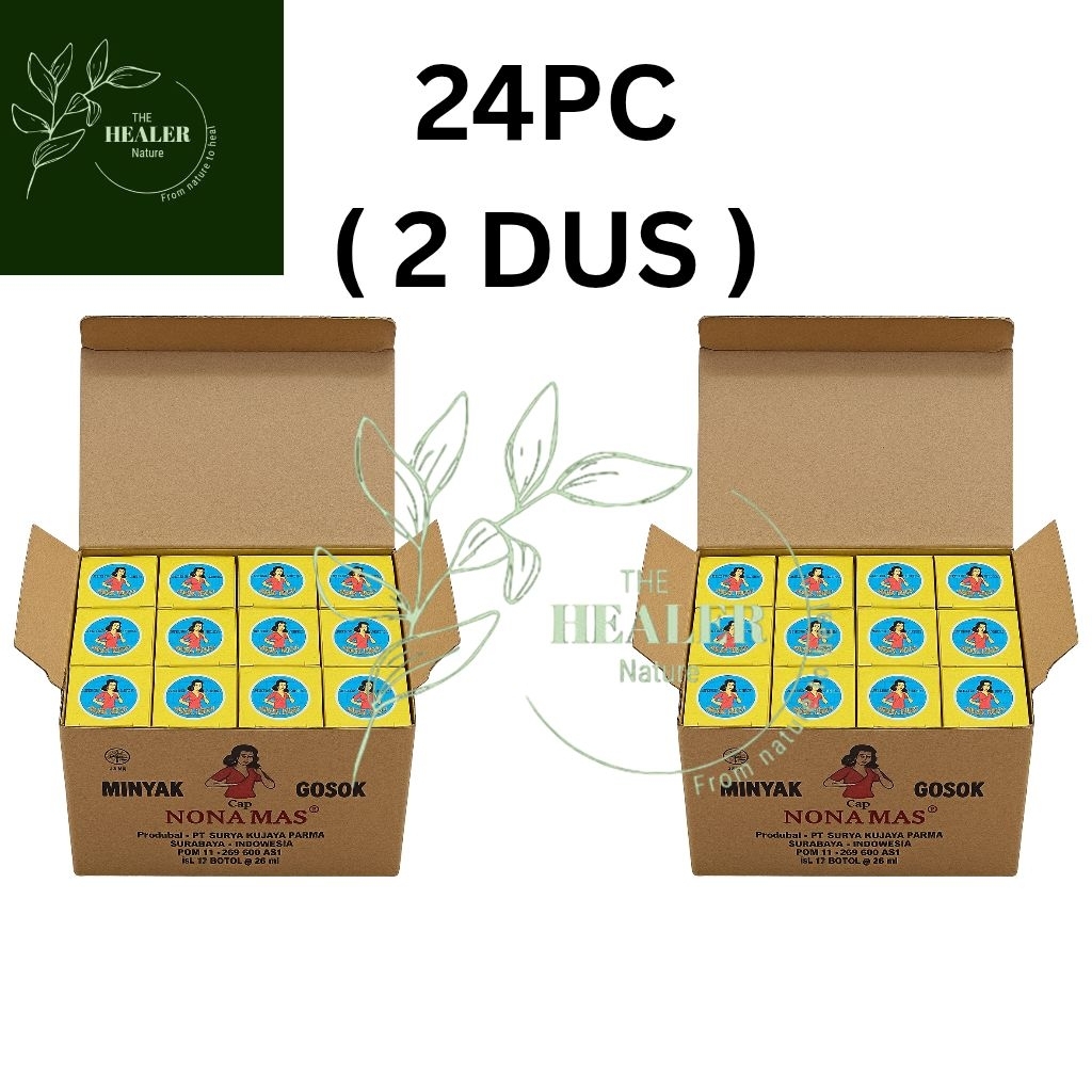 Nona mas minyak gosok Flores rempah alami asli 100% original pabrik 35ml 2 dus 24 botol termurah