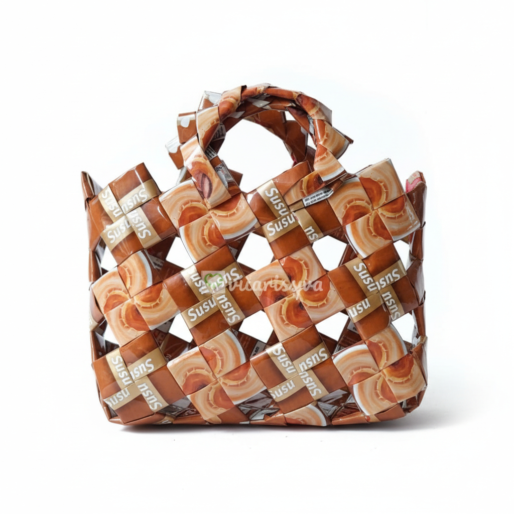 COD - Kerajinan Tas Dari Bungkus Kopi Fresco Kopi Susu | Prakarya | Kerajinan Tangan