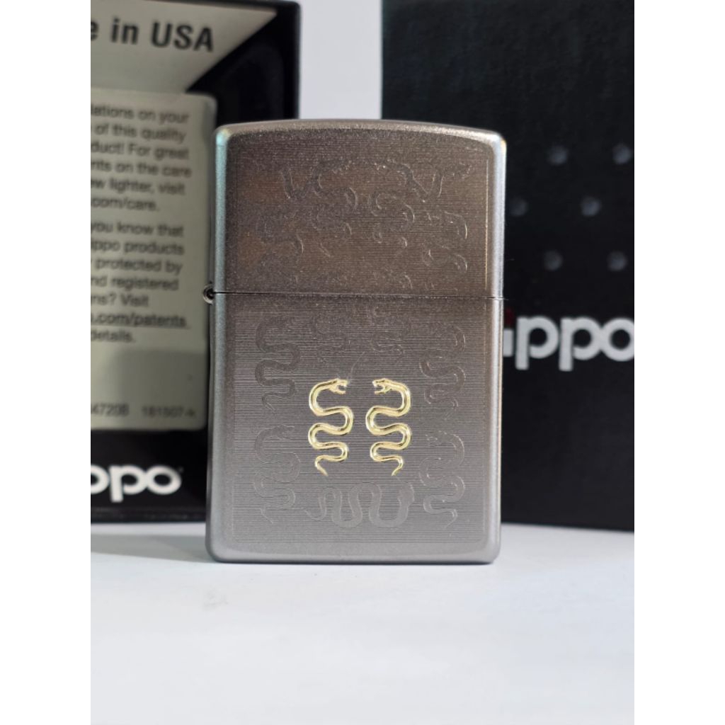 Original Zippo PF25 Snake Pattern Design 46810