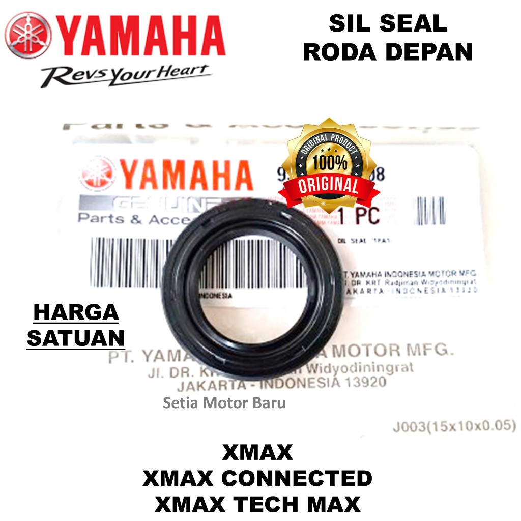 Seal Sil Roda Depan Xmax X Max Connected Tech Max Asli Yamaha YGP 93106-22808