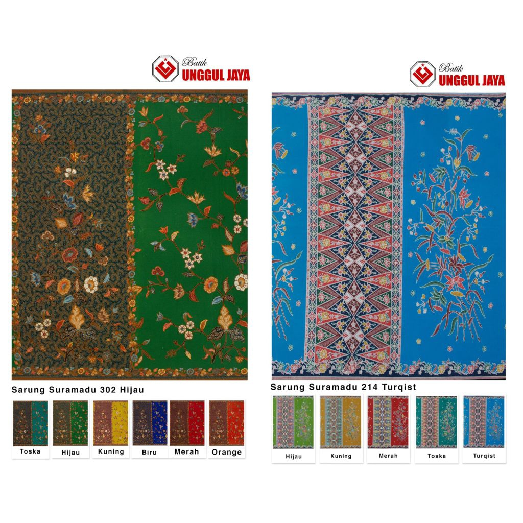 Sarung Batik Wanita Unggul Jaya - Putri Jelita - Suramadu 214, 302