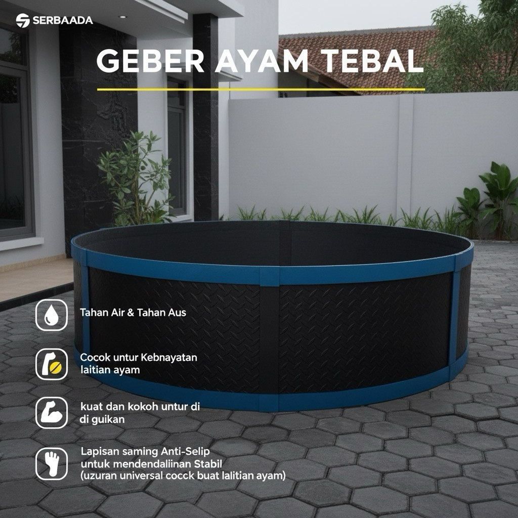 Geber ayam/ring aduan berkualitas bahan spon eva super fremium tebal