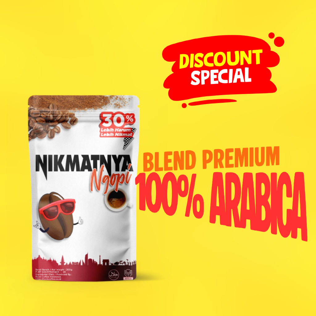 Biji Kopi Blend Espresso Full Arabika Rock Coffee