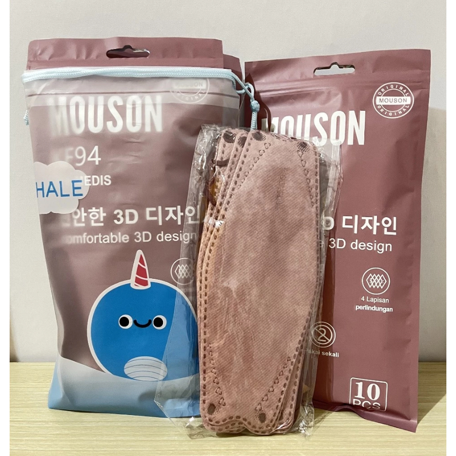 Masker KF94 MOUSON isi 50 PCS Gratis Pouch