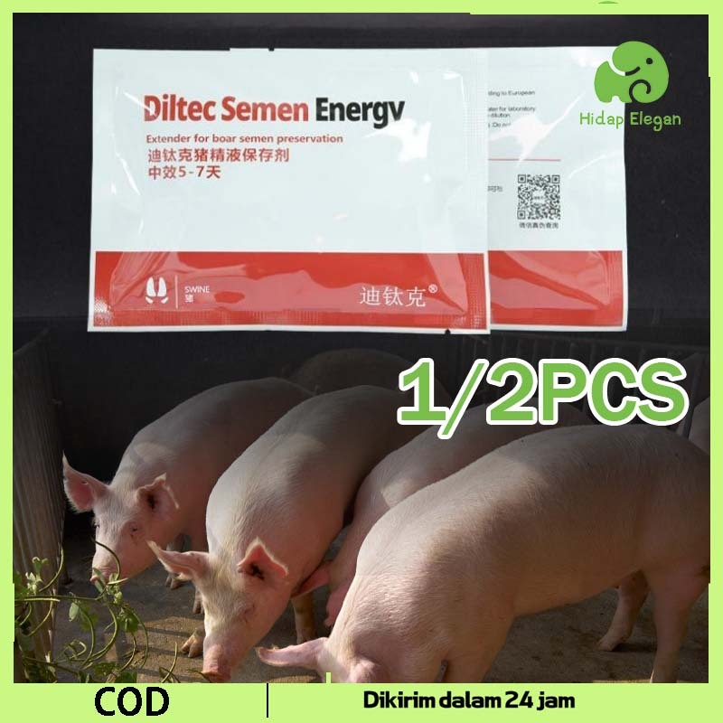 50g Pengencer Sperma Babi Semen Booster Boar Semen Extender Diltec Nutrition Powder 5-7 Days Semen P