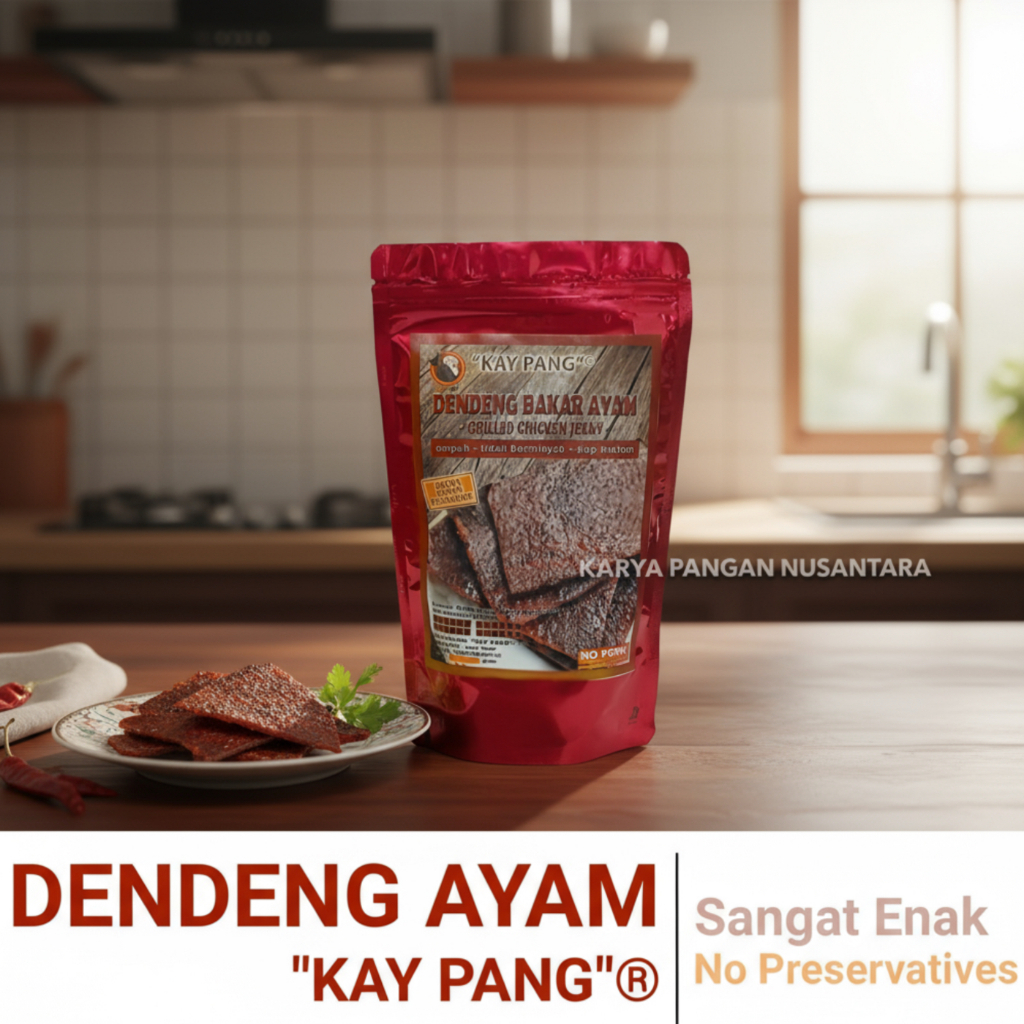 Dendeng Ayam 500 Gram / Dendeng Bakar Ayam / Dendeng Panggang Ayam