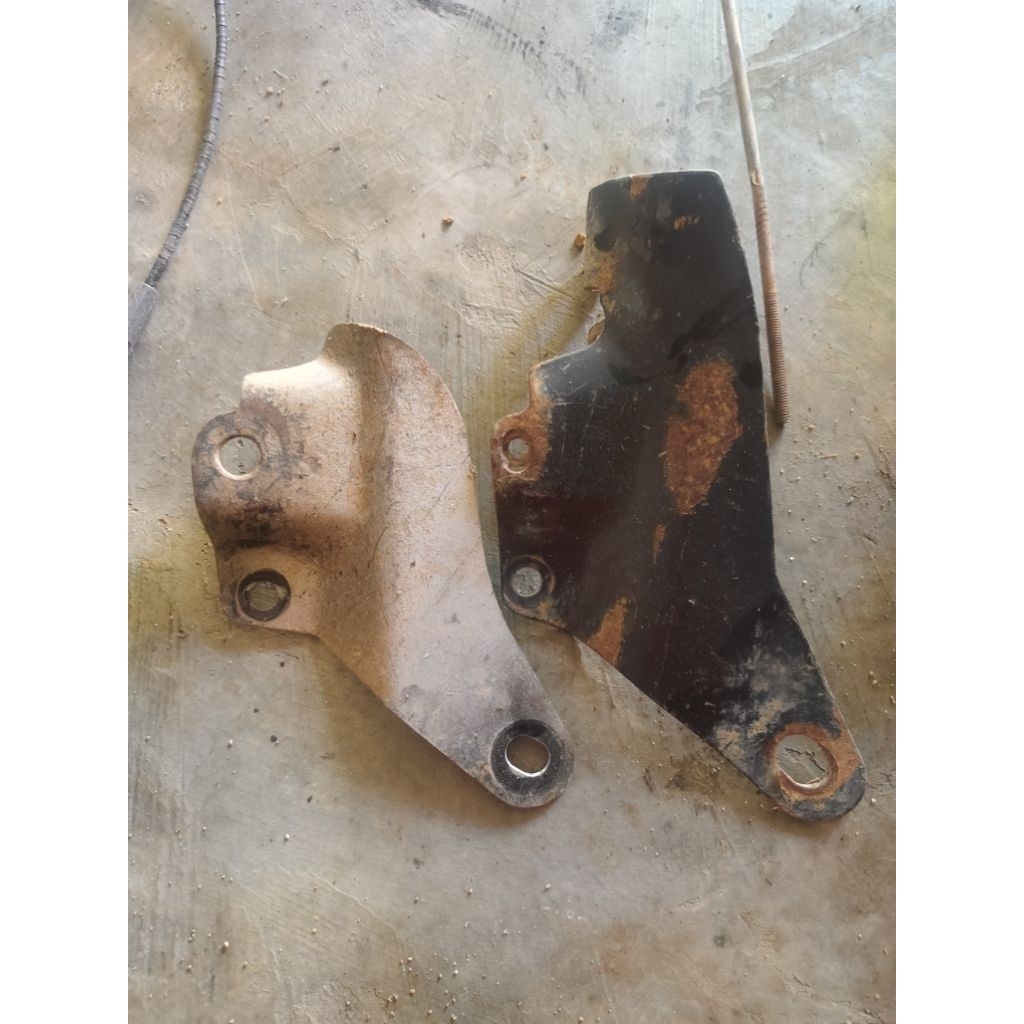 bracket knalpot Jupiter z burhan, lama ORI COPOTAN