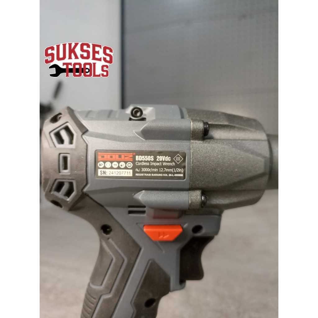 BD550 S Cordless Impact Wrench Doliz BD 550 Alat Buka Baut Batere + Mata