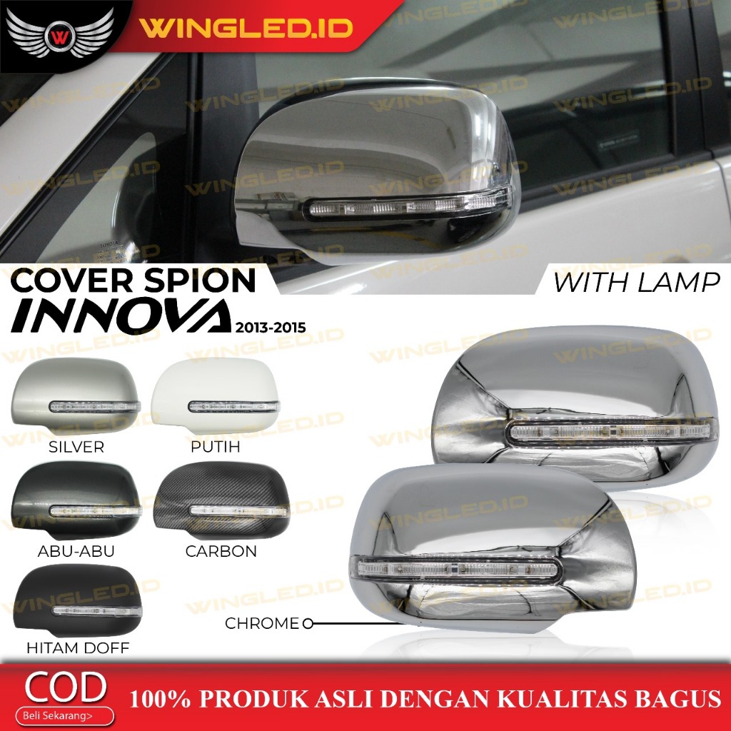 LAMPU SPION+COVER SPION ALL NEW AVANZA 2012-2018 AGYA 2012-2015 INNOVA 2012-2015 MODEL ORI KUNING