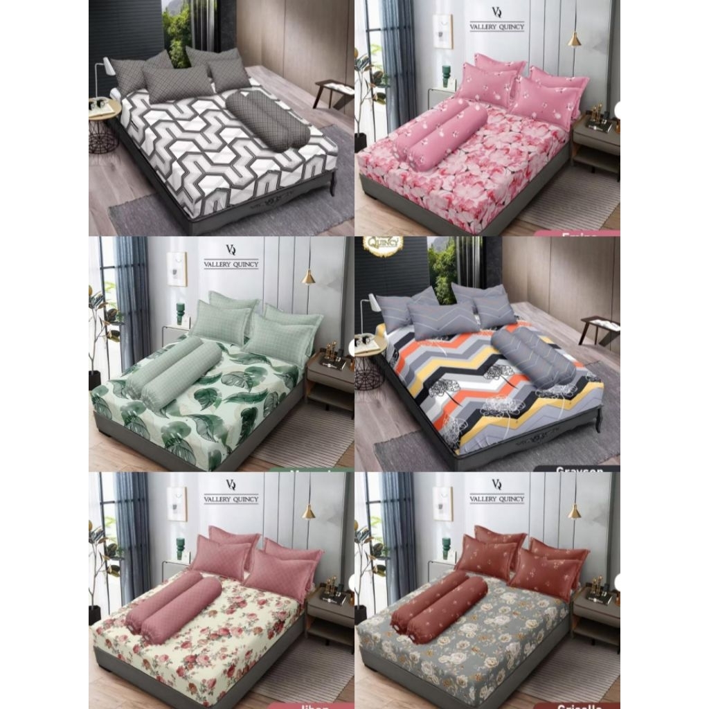 VALLERY QUINCY SPREI 200X200 TINGGI 30 / SPREI VALLERY QUINCY 200
