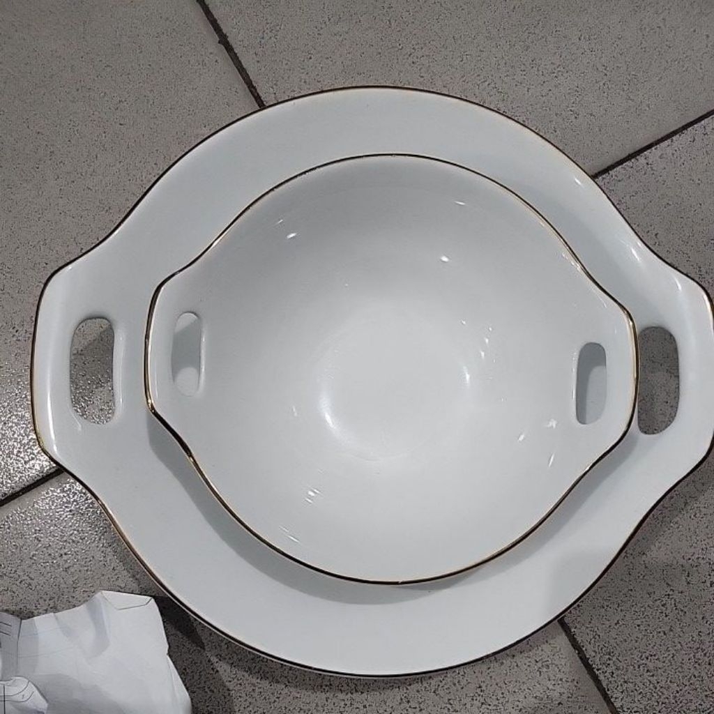 wok plate keramik piring saji model kuali keramik indo keramik 18cm dan 27cm