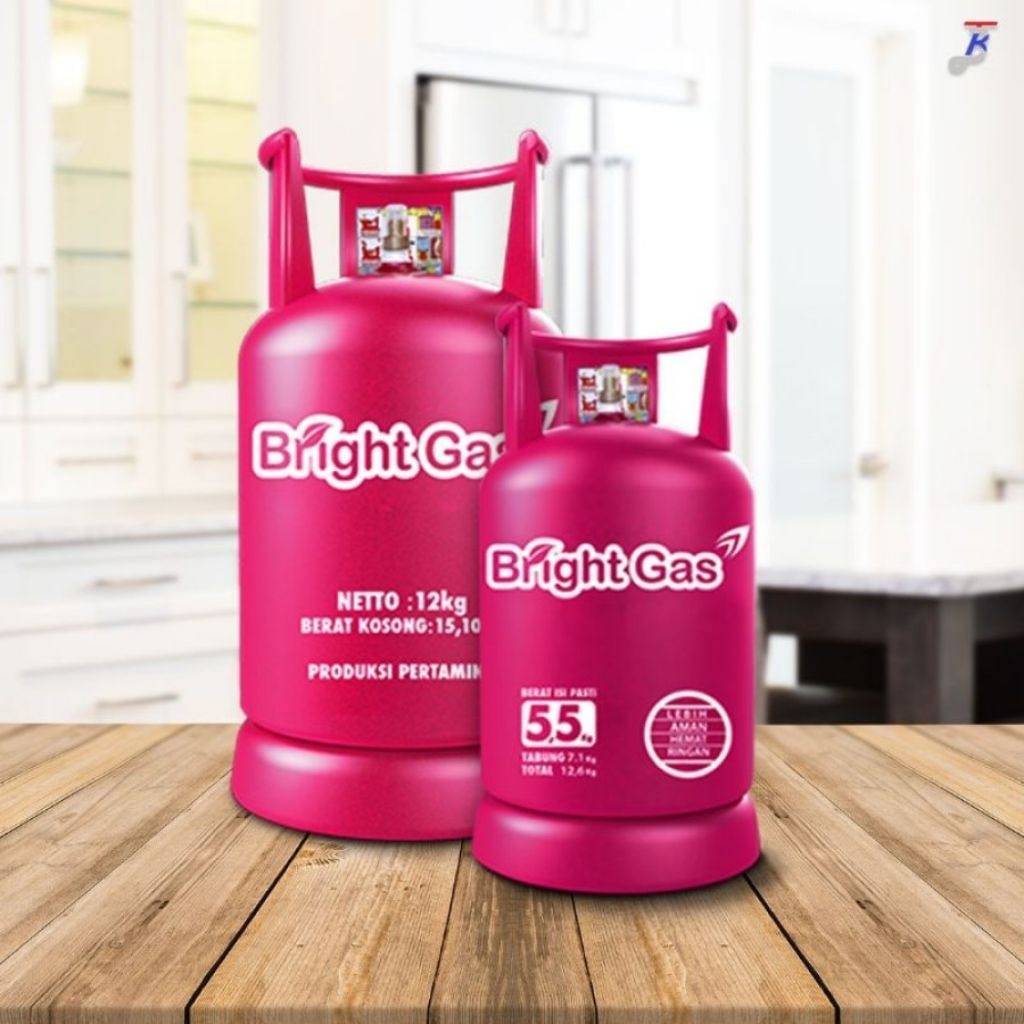 Refill Elpiji Bright Gas NPSO 5,5 kg & 12 kg