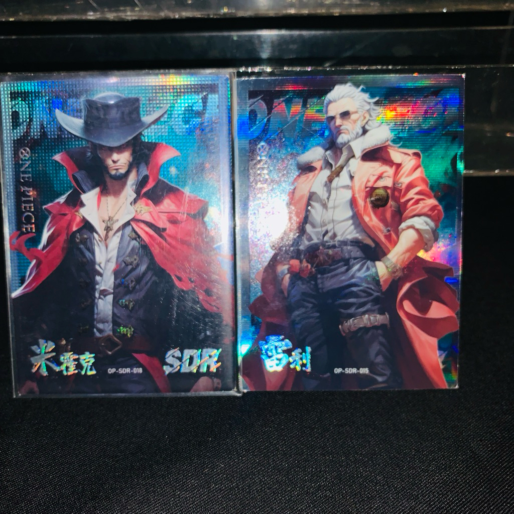 kartu anime ccg one piece garp dan mihawk kartu tebal  kabago