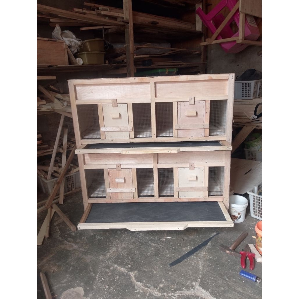KANDANG MERPATI BURUNG DARA DLL 4 PINTU