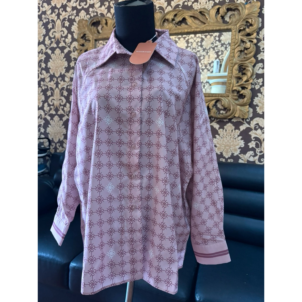 Arsha Shirt Ria Miranda Monogram